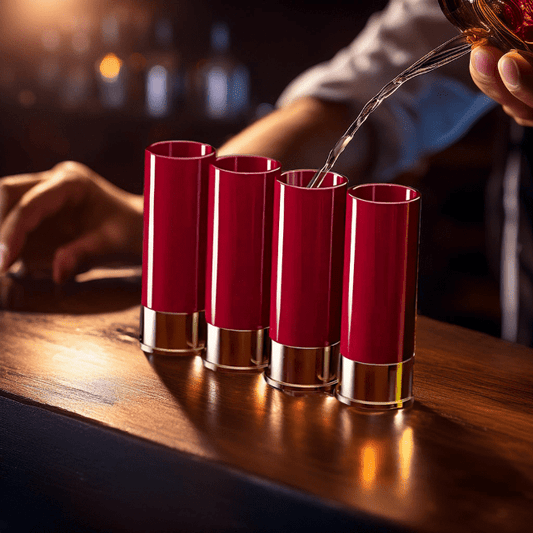 12 Gauge Shot Glasses, 4 Pack