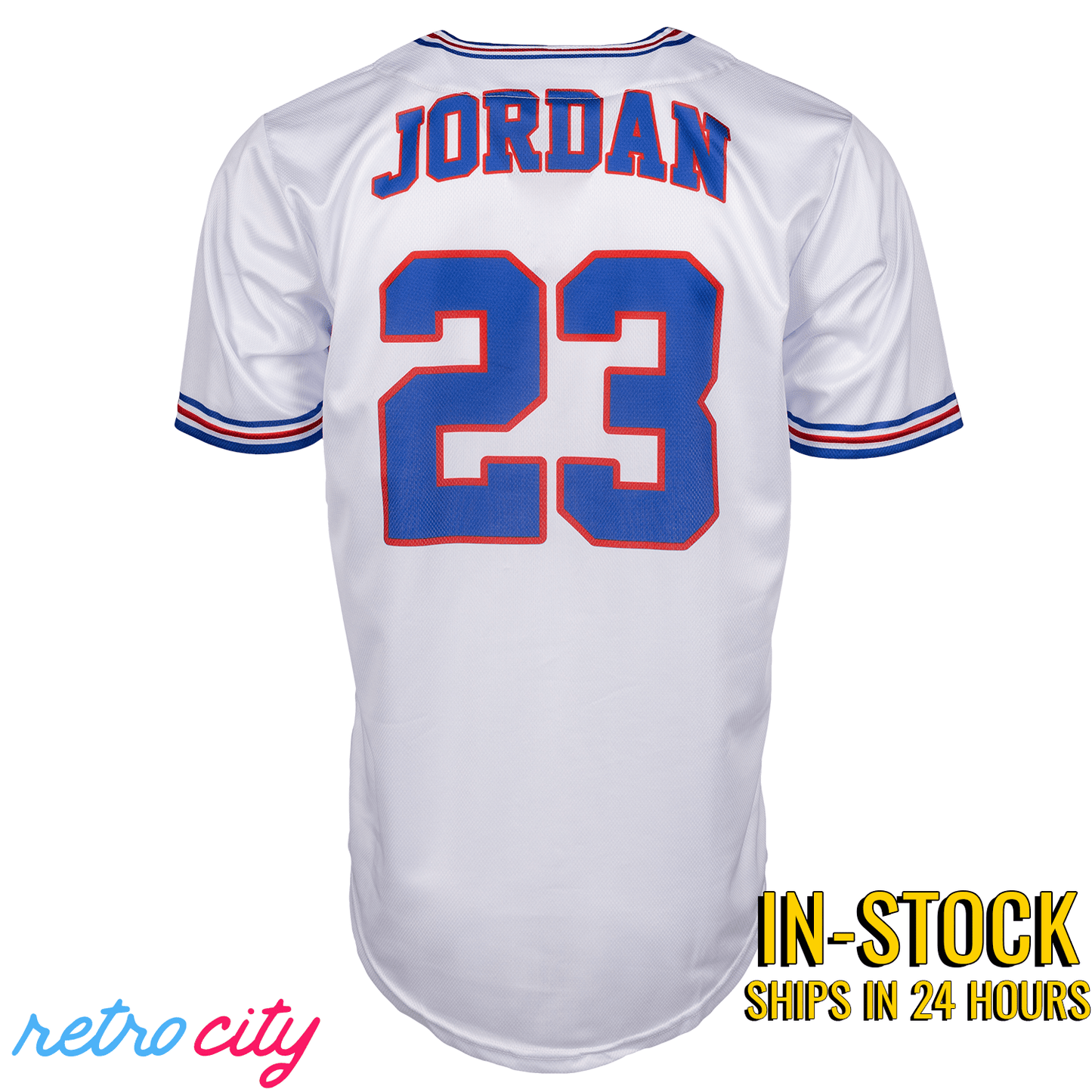 Tune Squad 'Space Jam' Michael Jordan Baseball Jersey *IN-STOCK*