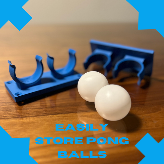 Pong Port - Ping Pong Ball Holder for Die & Beer Pong Tables