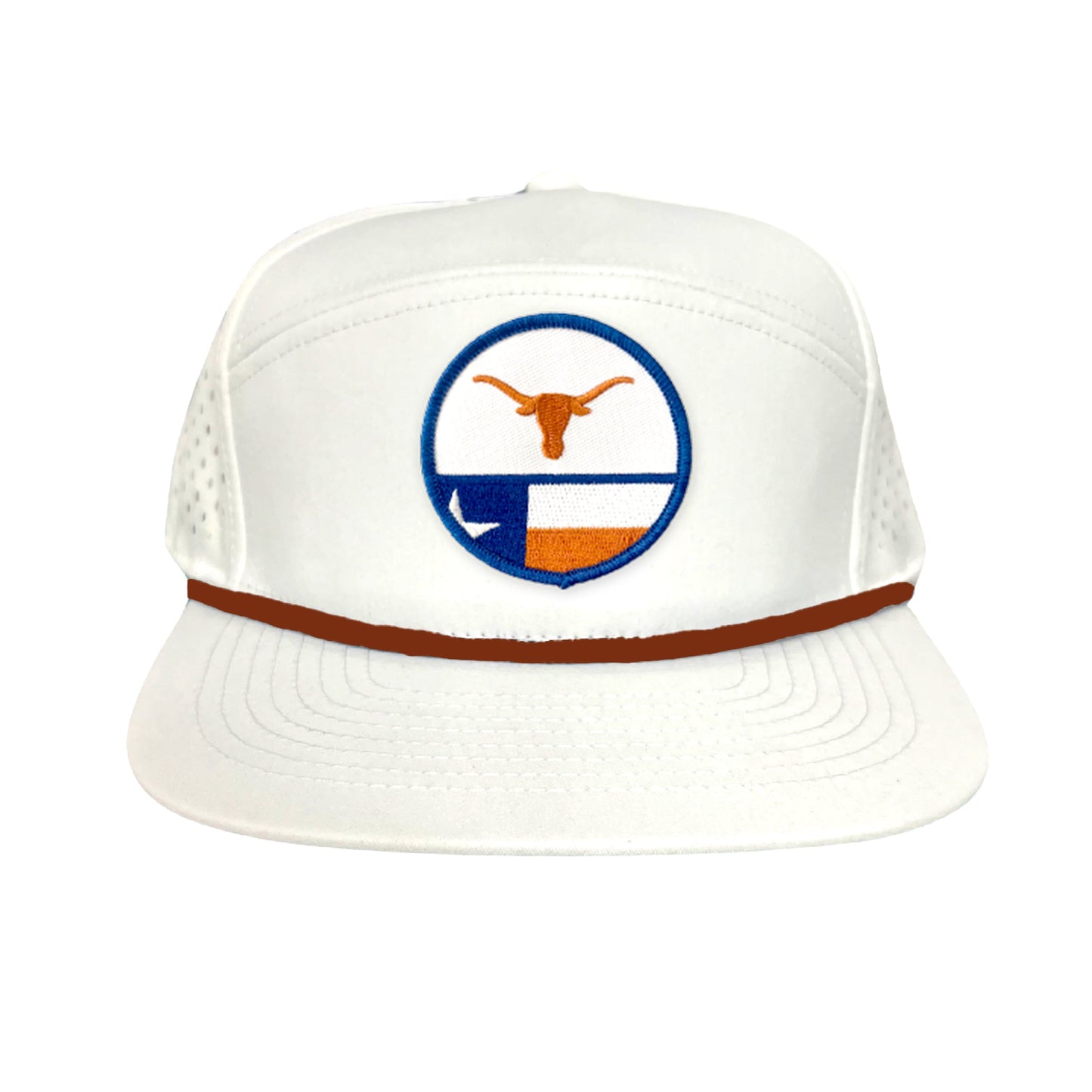 Texas Longhorns Circle Steer Head State Flag / 241 / Hats / MM