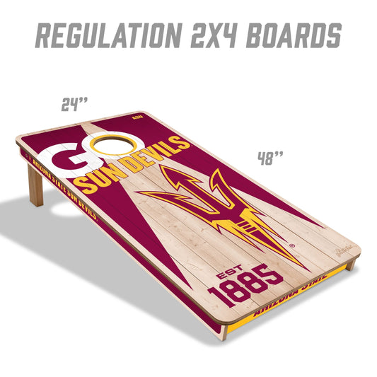 Arizona State Sun Devils 2x4 Pro Cornhole Boards