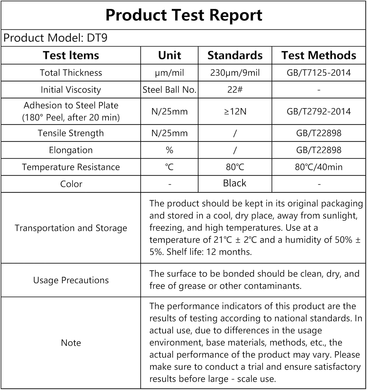 10 Pack Duct Tape Heavy Duty Waterproof, Black