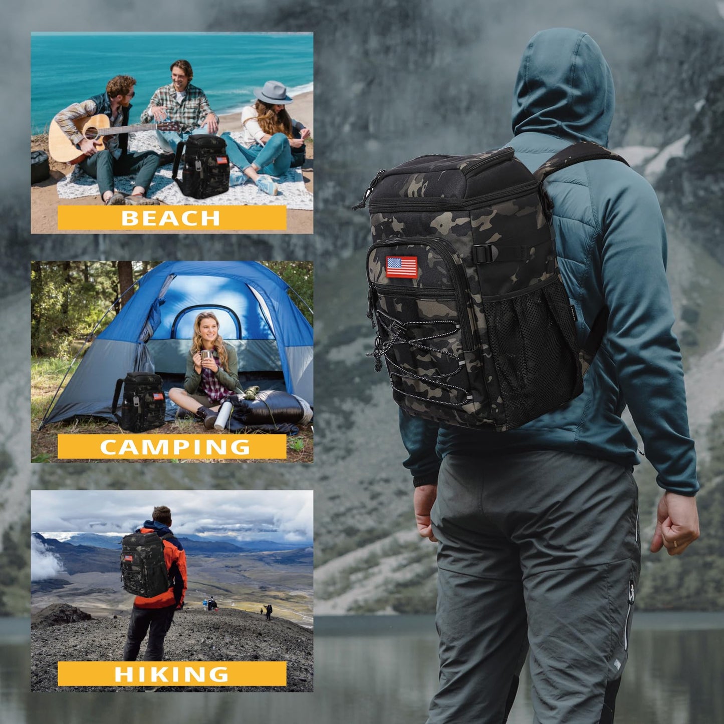 Tactical Backpack Cooler, 25L