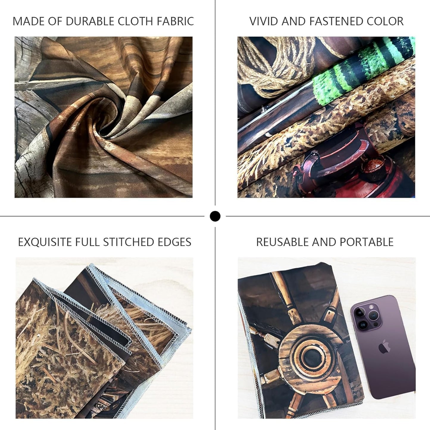 Western Cowboy Backdrop Banner, 8X6FT Wild West Rustic