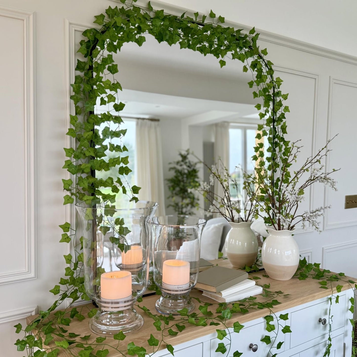 120Pack 420Ft Artificial Ivy Fake Vines,Ivy Garland Greenery