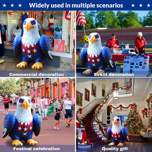 Patriotic Inflatable 5.7FT Bald Eagle 4th of July Inflatable