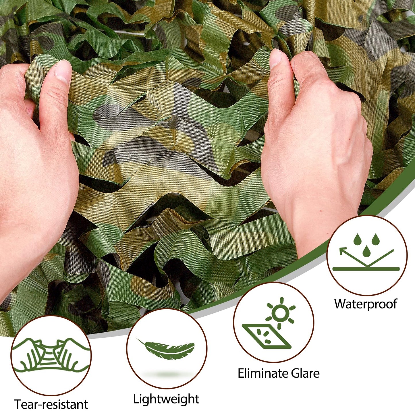 Yeacool Camo Netting Camouflage Netting Camo Blind Army Net