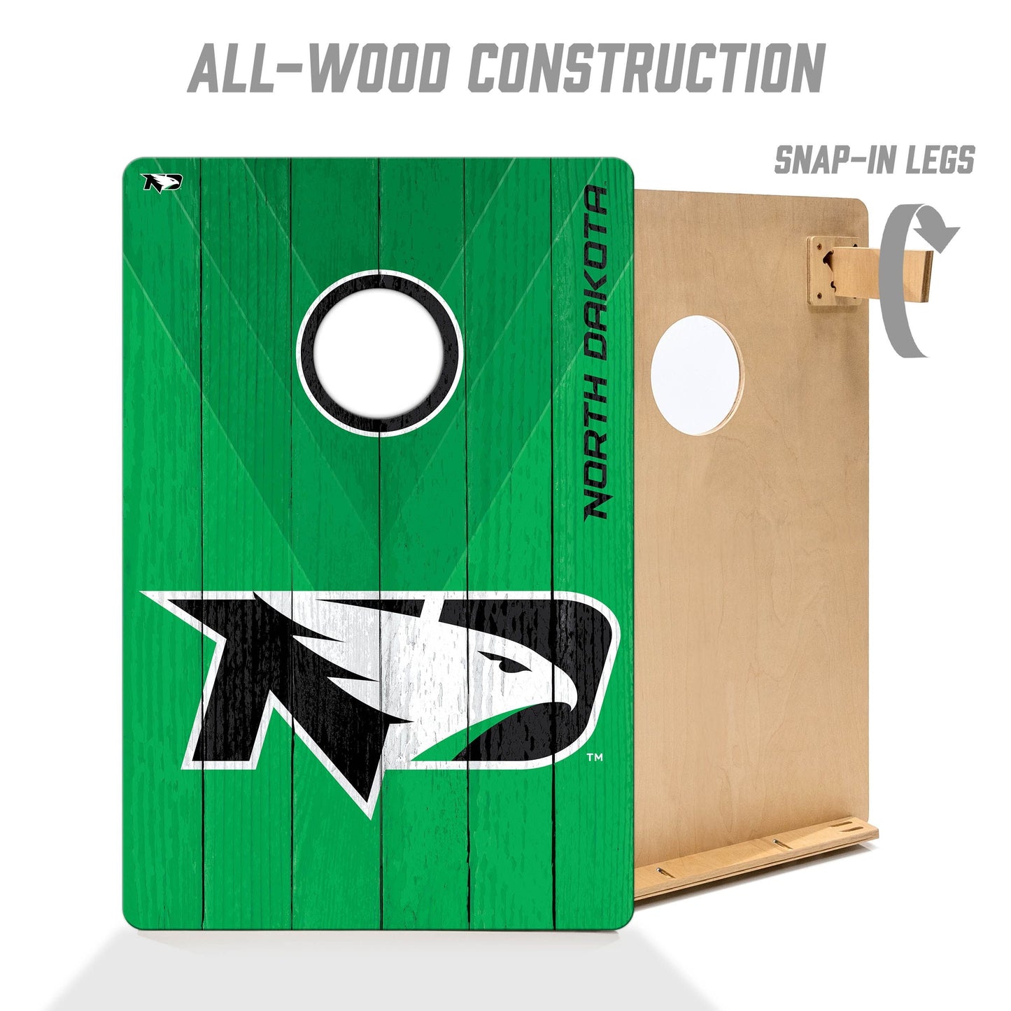 North Dakota Fighting Hawks 2x3 Tailgate Cornhole Boards