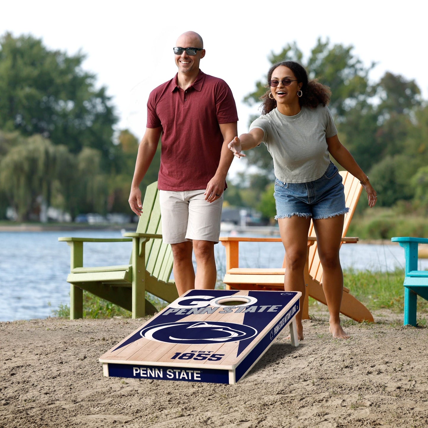 Penn State Nittany Lions 2x4 Pro Cornhole Boards