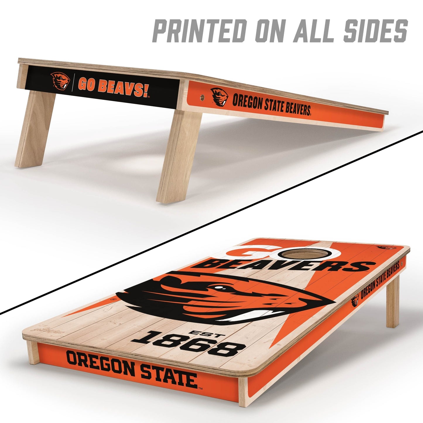 Oregon State Beavers 2x4 Pro Cornhole Boards