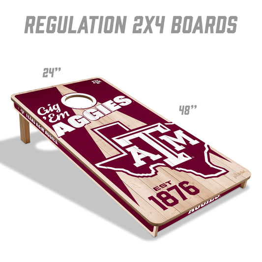 Texas A&M Aggies 2x4 Pro Cornhole Boards