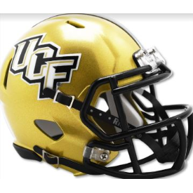 Central Florida Golden Knights NCAA Mini Speed Football Helmet UCF Gold- NCAA