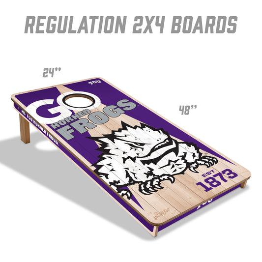 TCU Horned Frogs 2x4 Pro Cornhole Boards