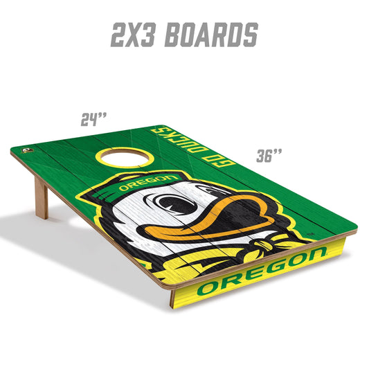 Oregon Ducks 2x3 Tailgate Cornhole Boards