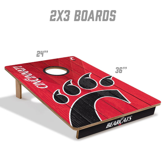 Cincinnati Bearcats 2x3 Tailgate Cornhole Boards