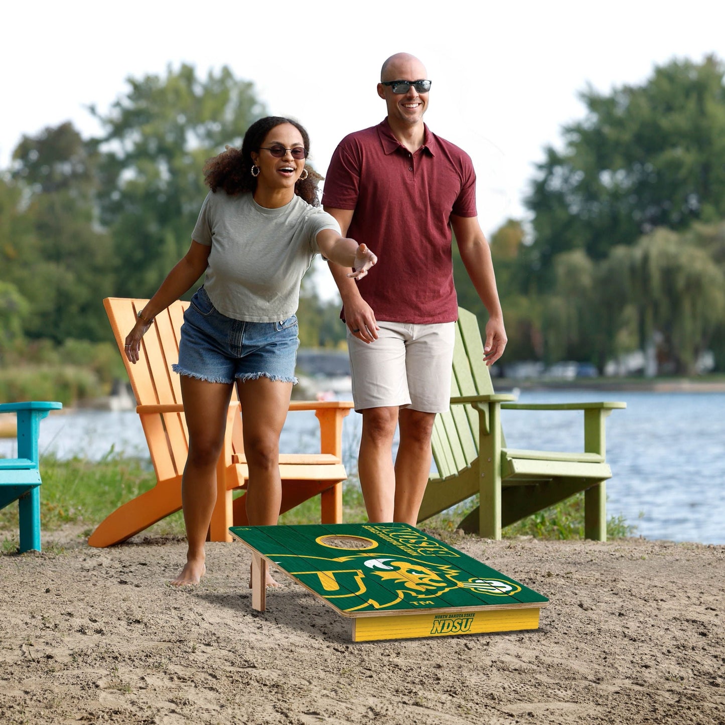 North Dakota State Bison 2x3 Tailgate Cornhole Boards