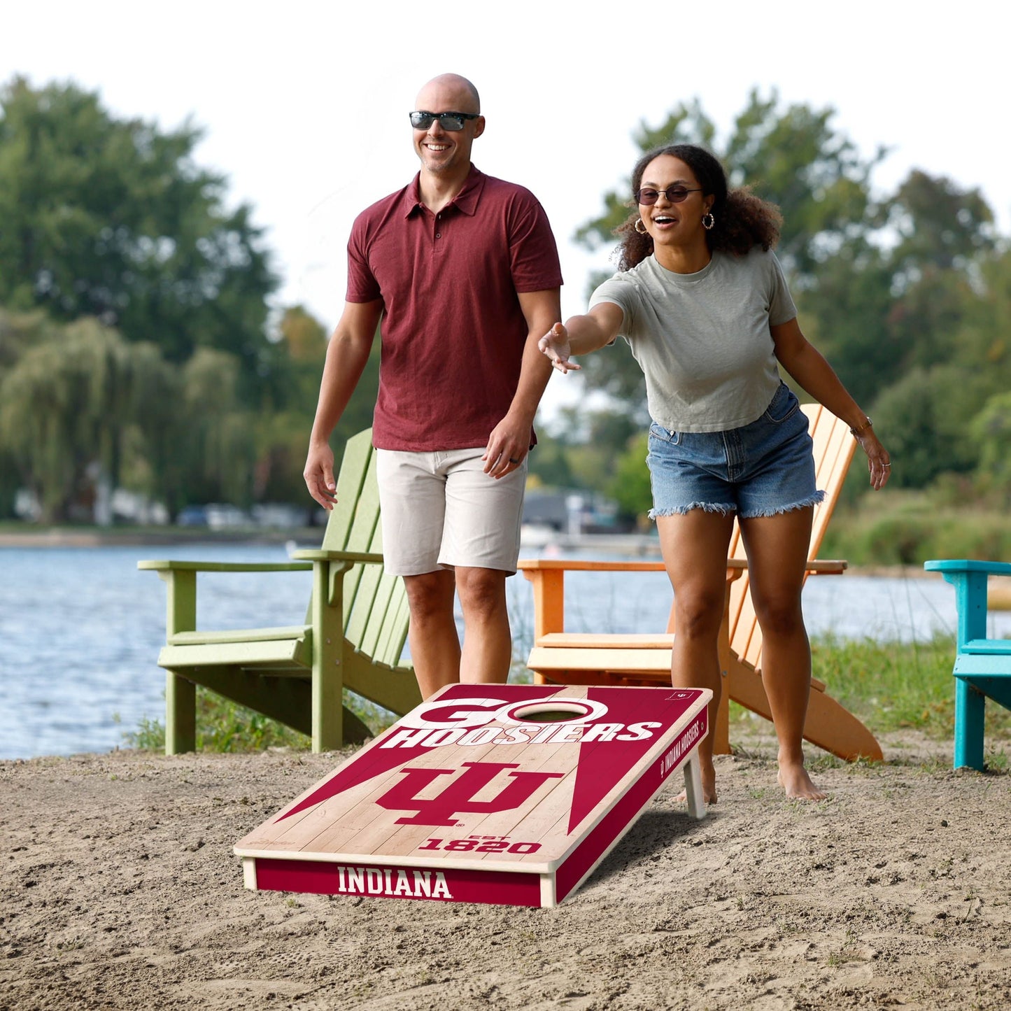 Indiana Hoosiers 2x4 Pro Cornhole Boards