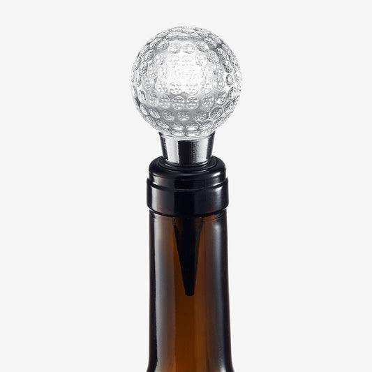 Golf Ball Wine & Champagne Bottle Stopper