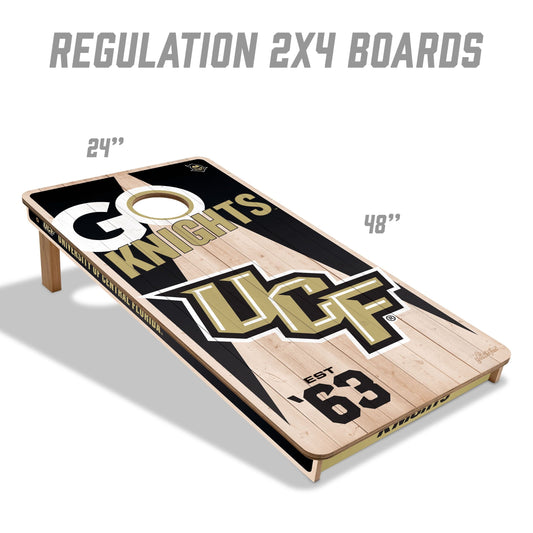 Central Florida Knights 2x4 Pro Cornhole Boards