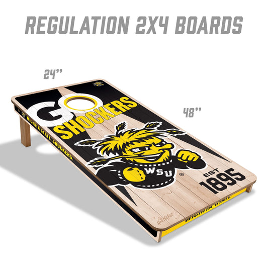 Wichita State Shockers 2x4 Pro Cornhole Boards