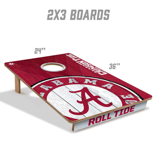 Alabama Crimson Tide 2x3 Tailgate Cornhole Boards