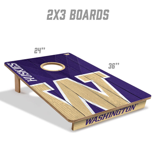 Washington Huskies 2x3 Tailgate Cornhole Boards