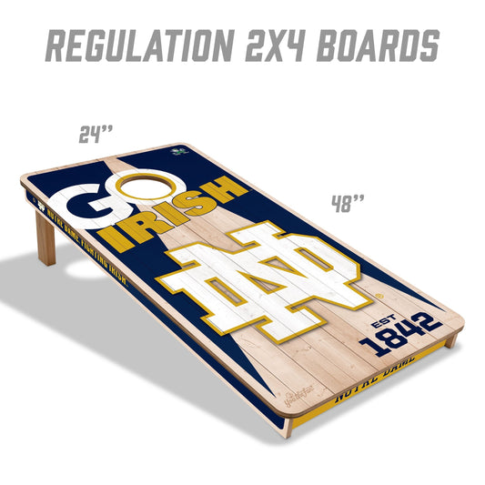 Notre Dame Fighting Irish 2x4 Pro Cornhole Boards