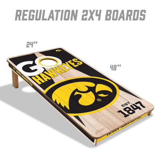 Iowa Hawkeyes 2x4 Pro Cornhole Boards