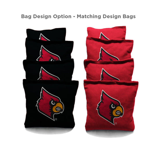 Louisville Cardinals Alternating Diamond All-Weather Cornhole Set