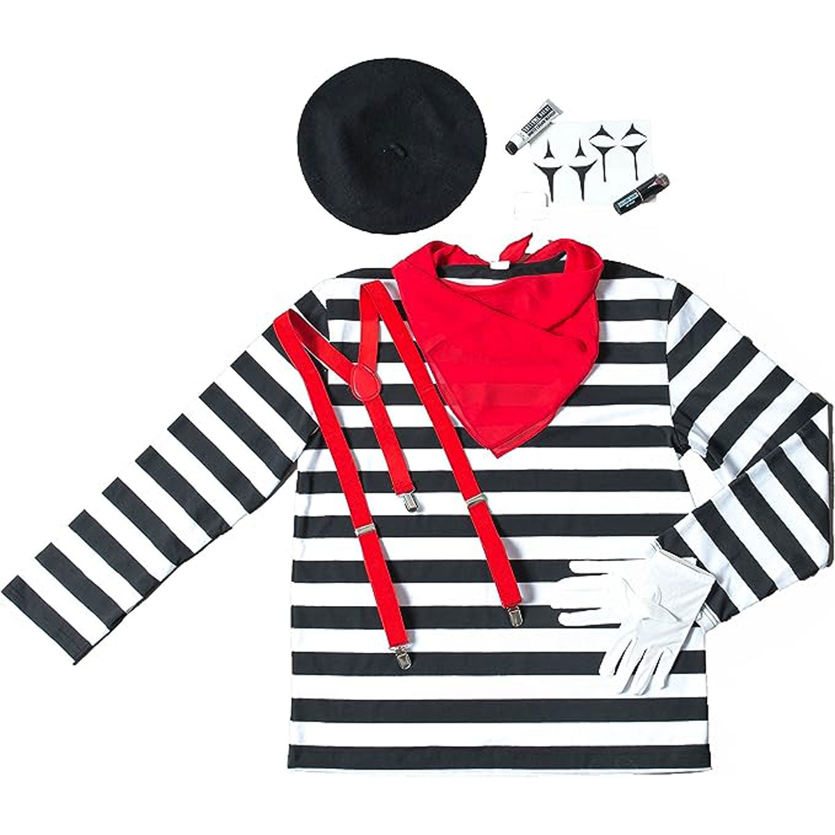 Men's Mime Costume Set