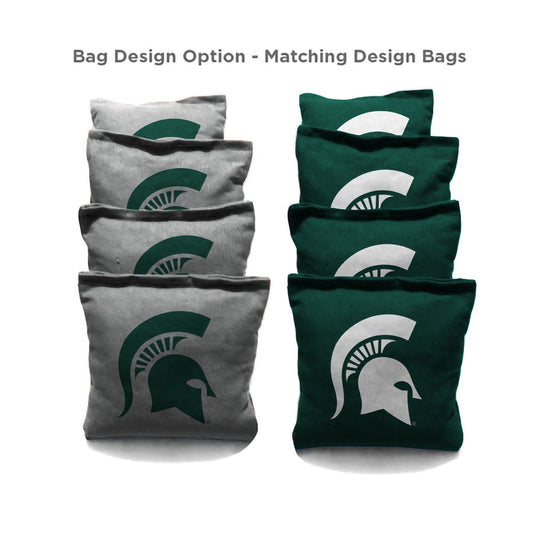 Michigan State Spartans Alternating Diamond All-Weather Cornhole Set