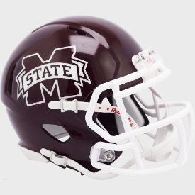 Mississippi State Bulldogs NCAA Mini Speed Football Helmet M State - NCAA
