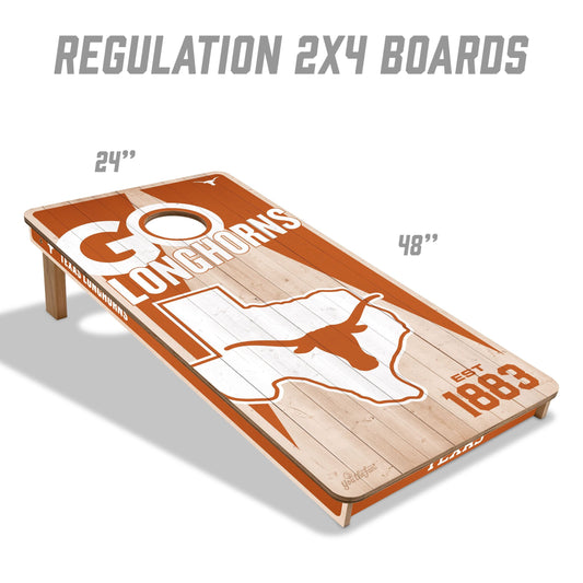 Texas Longhorns 2x4 Pro Cornhole Boards