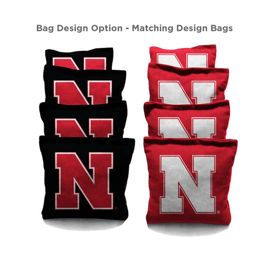 Nebraska Cornhuskers Alternating Diamond All-Weather Cornhole Set