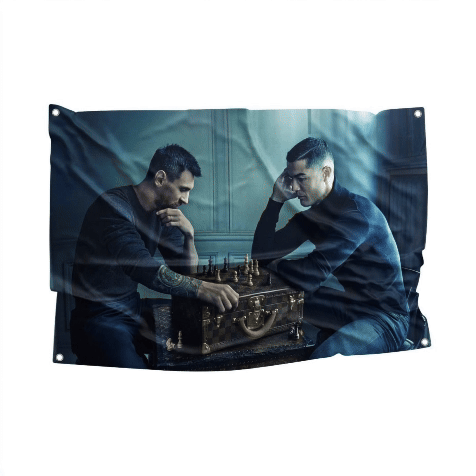 Messi & Ronaldo Flag