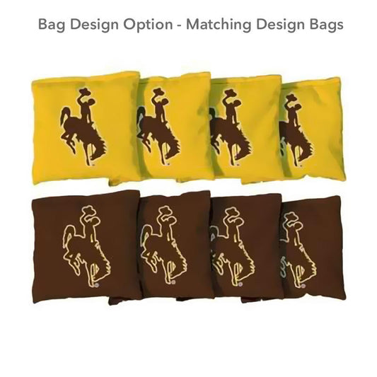 Wyoming Cowboys Alternating Diamond All-Weather Cornhole Set