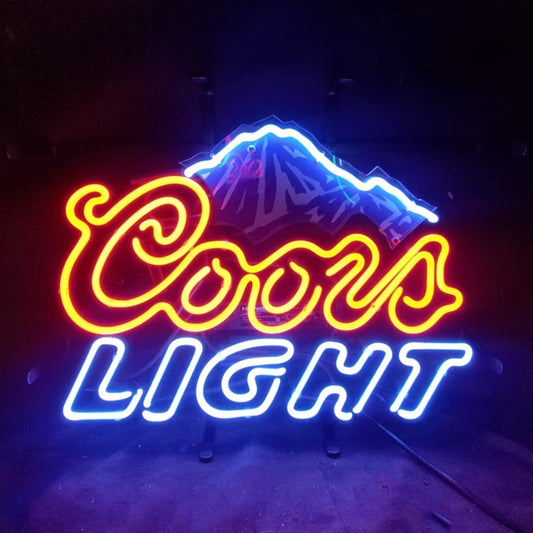 Coors Light Beer Outline Neon Signs