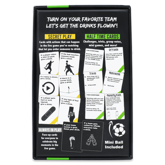 WATCH SOCCER, GET DRUNK - The Live Soccer Drinking Game