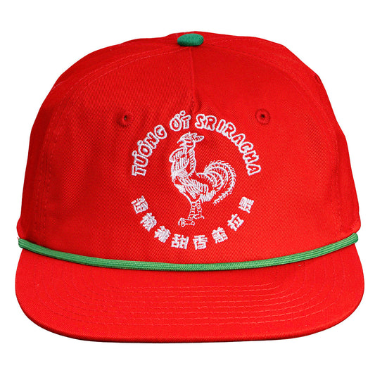 Sriracha Hot Sauce Hat Rooster Logo Red