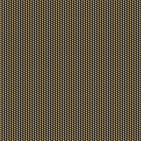 Louisiana Pattern Polo - Black/Gold