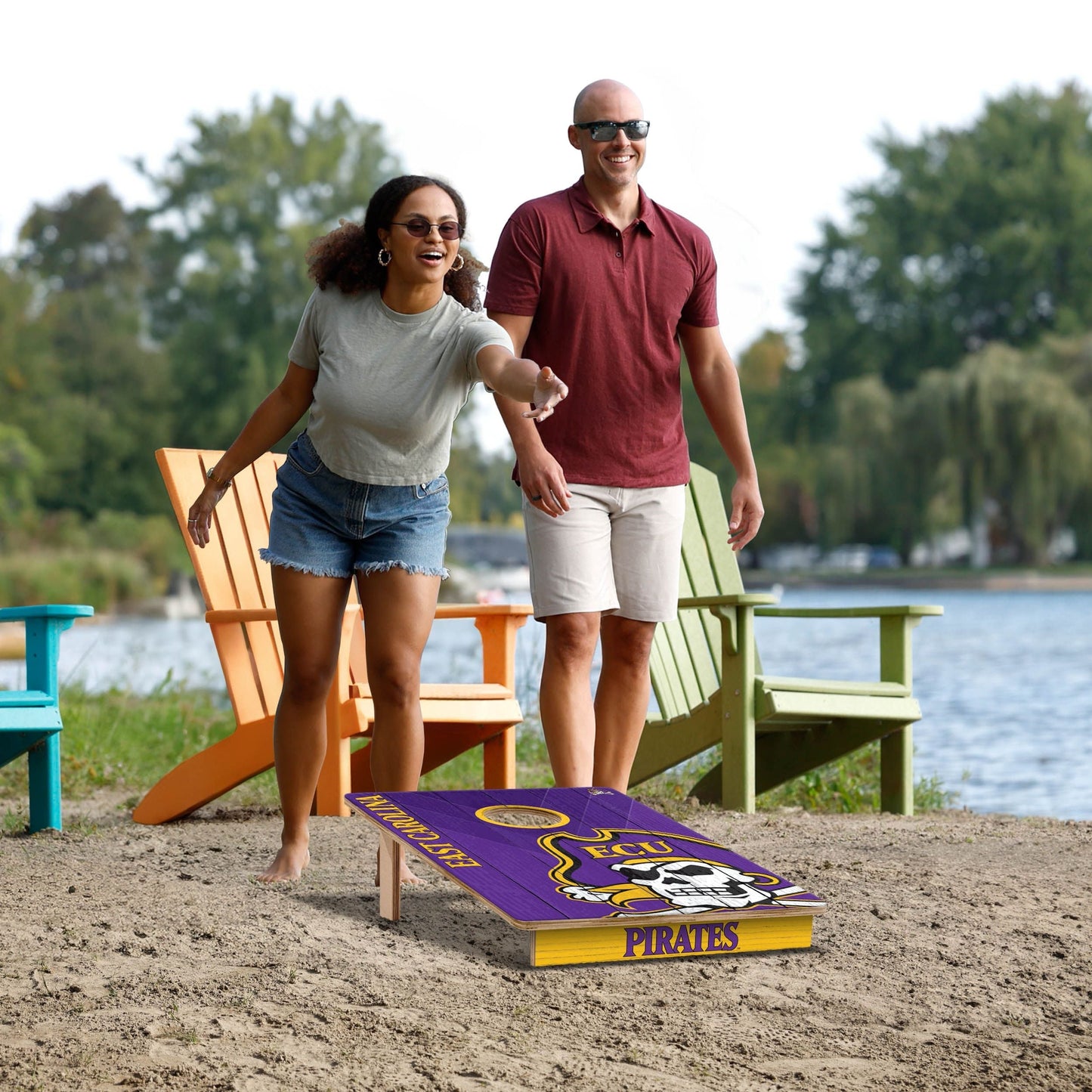 East Carolina Pirates 2x3 Tailgate Cornhole Boards