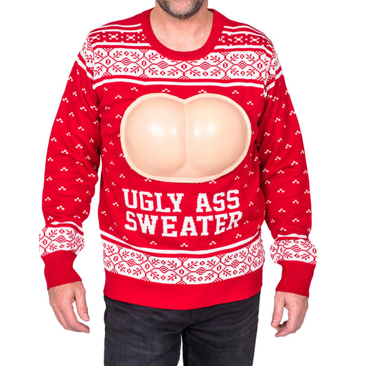 Ugly Behind Funny NOT PC Adult Unisex 3D Sweater