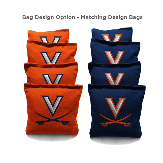 Virginia Cavaliers Alternating Diamond All-Weather Cornhole Set