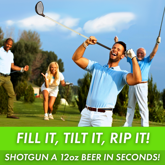 Golf Beer Bong Golf Club - Novelty Gift for Golfers