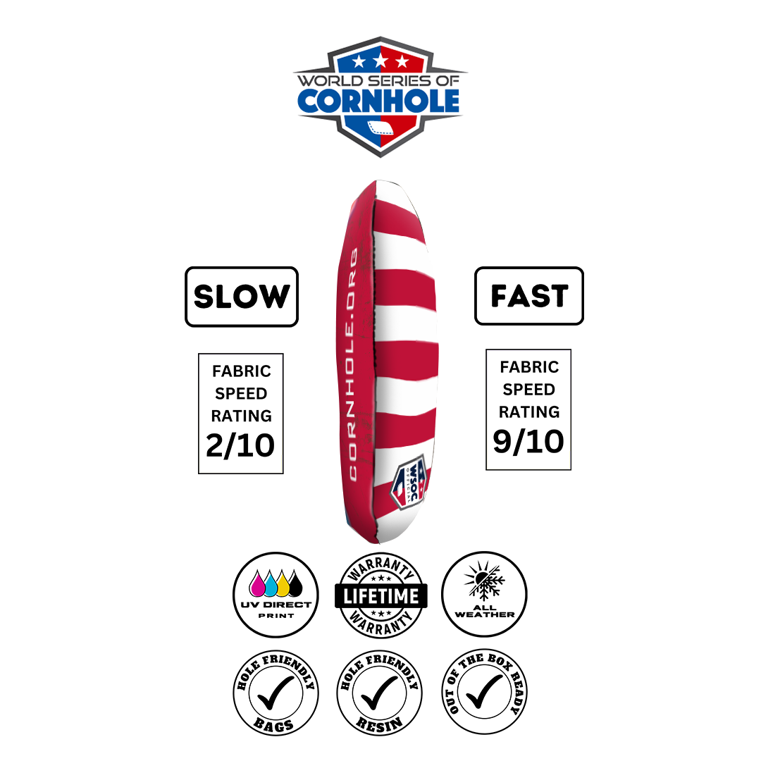 Patriotic Flag Cornhole Bags - Professional Rapter 5.5