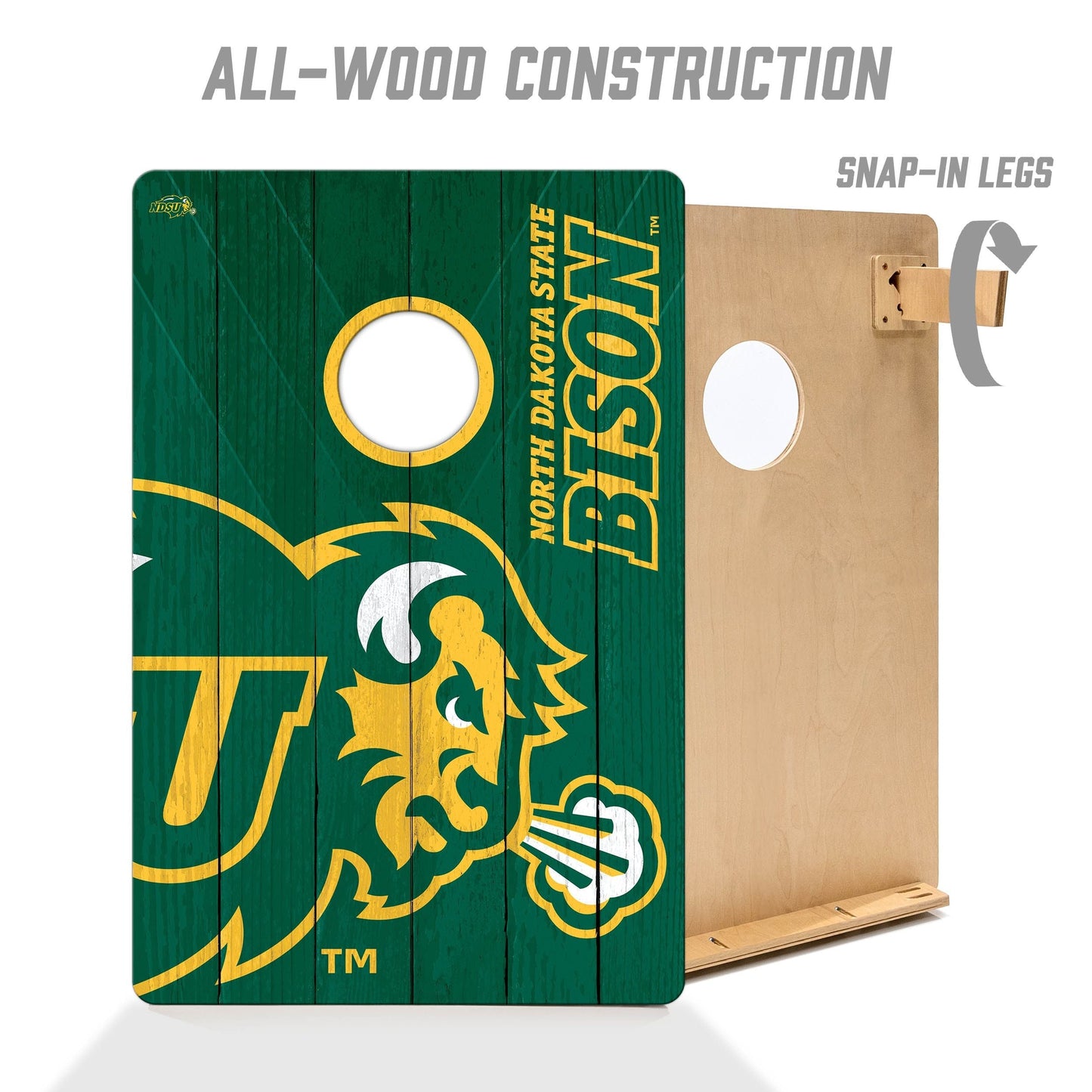 North Dakota State Bison 2x3 Tailgate Cornhole Boards