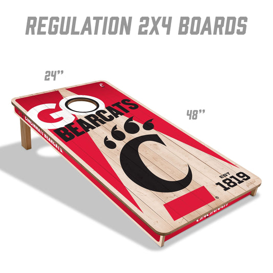Cincinnati Bearcats 2x4 Pro Cornhole Boards