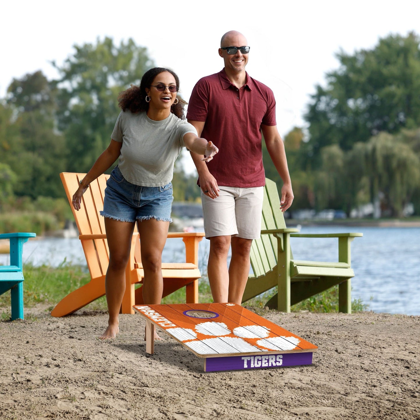 Clemson Tigers 2x3 Tailgate Cornhole Boards