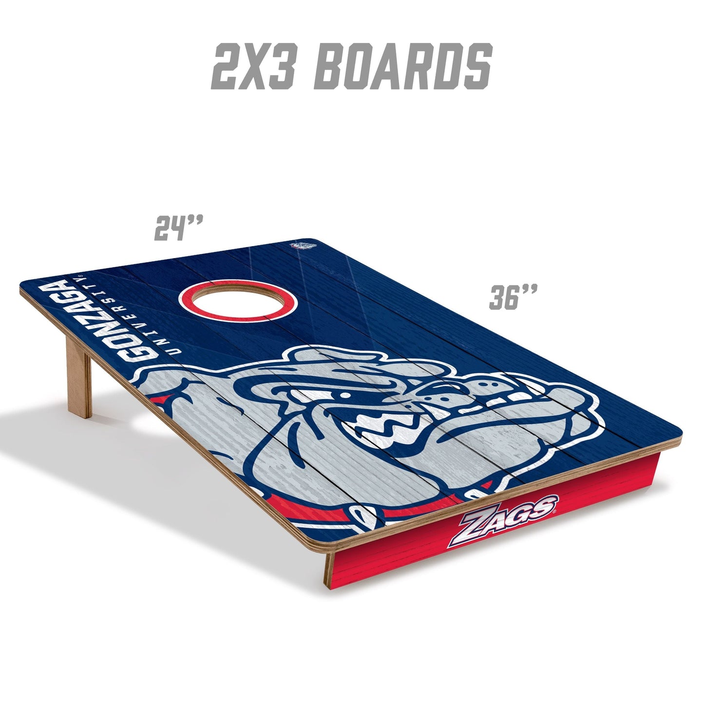 Gonzaga Bulldogs 2x3 Tailgate Cornhole Boards