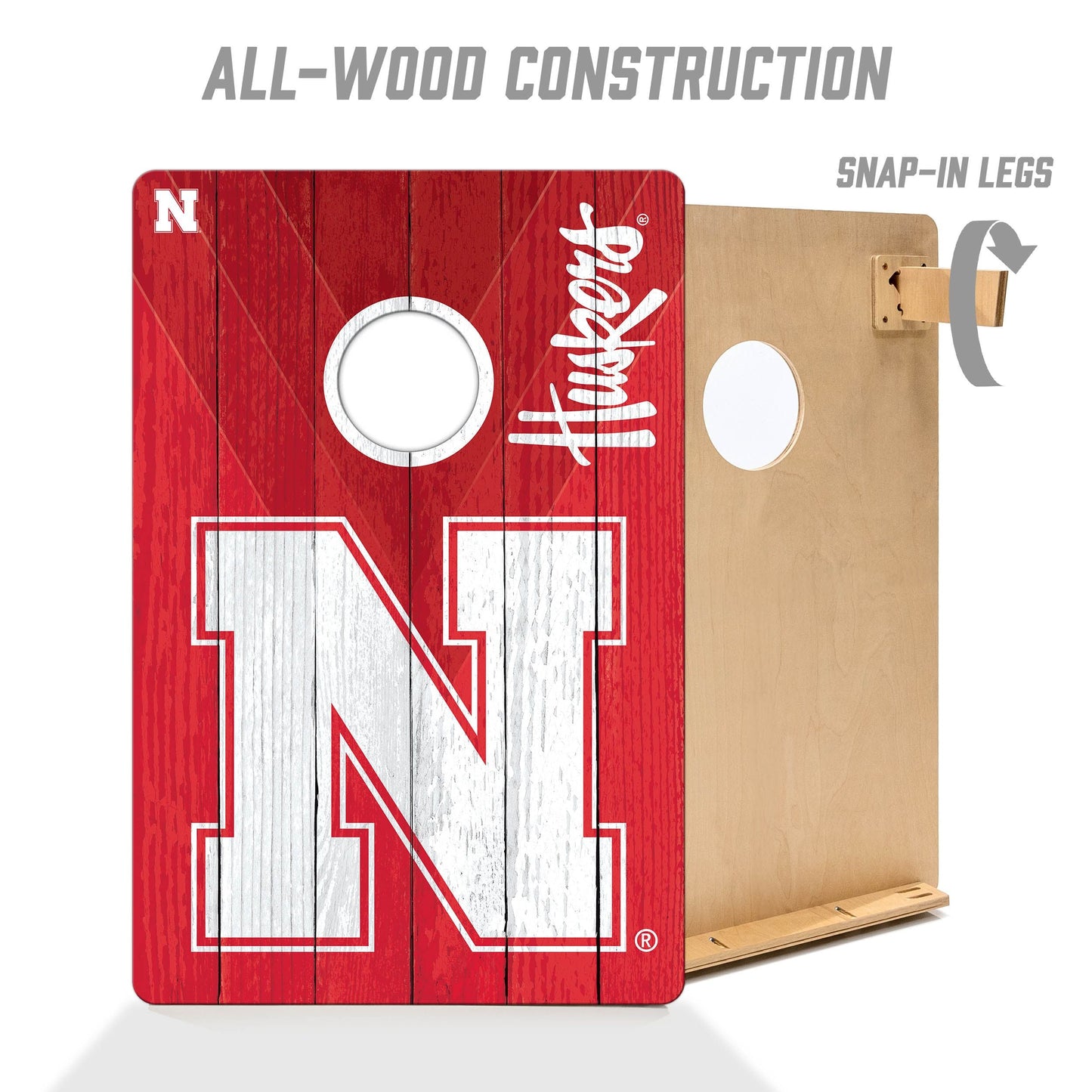 Nebraska Cornhuskers 2x3 Tailgate Cornhole Boards